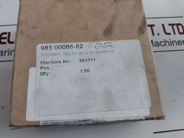 Siemens 3Ru1126-1Kb0 Thermal Overload Relay