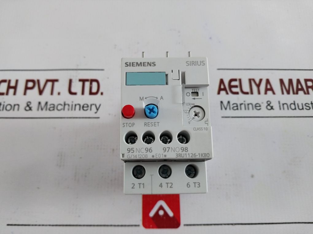 Siemens 3Ru1126-1Kb0 Thermal Overload Relay