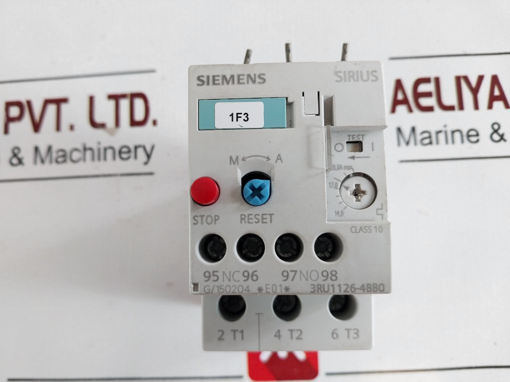Siemens 3Ru1126-4Bb0 Overload Relay 