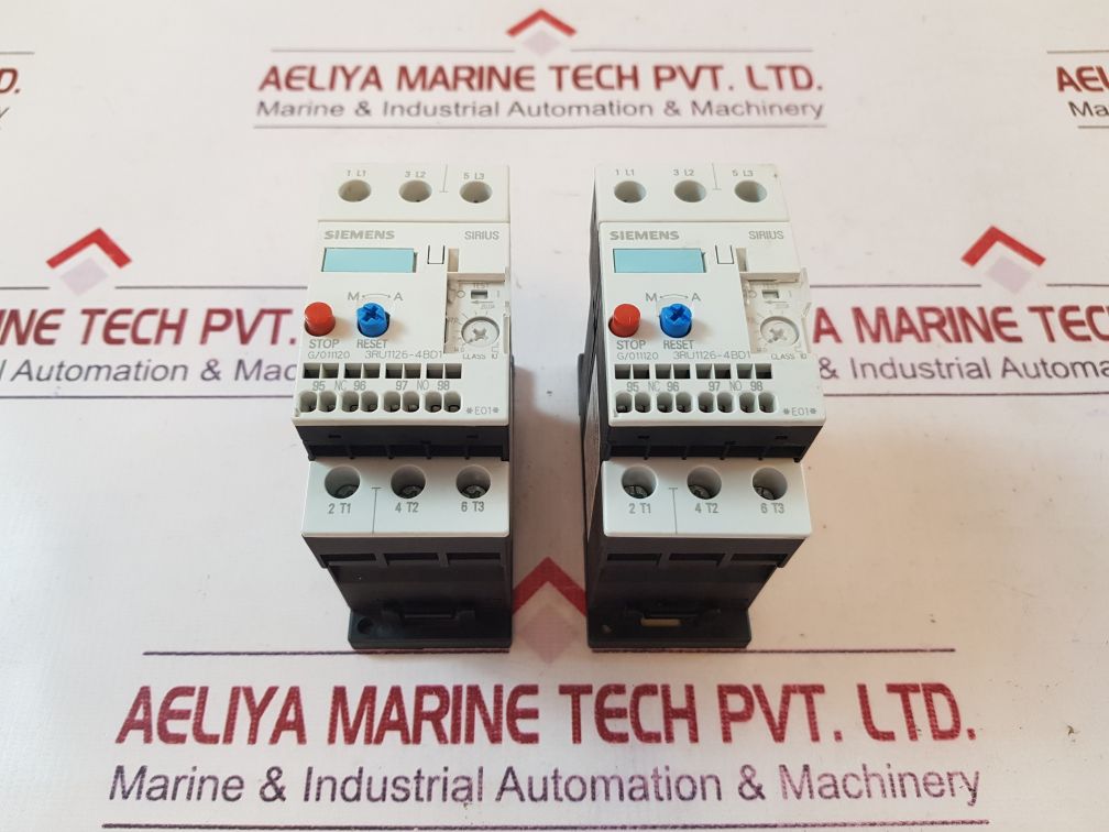 Siemens 3Ru1126-4Bd1 Thermal Overload Relay
