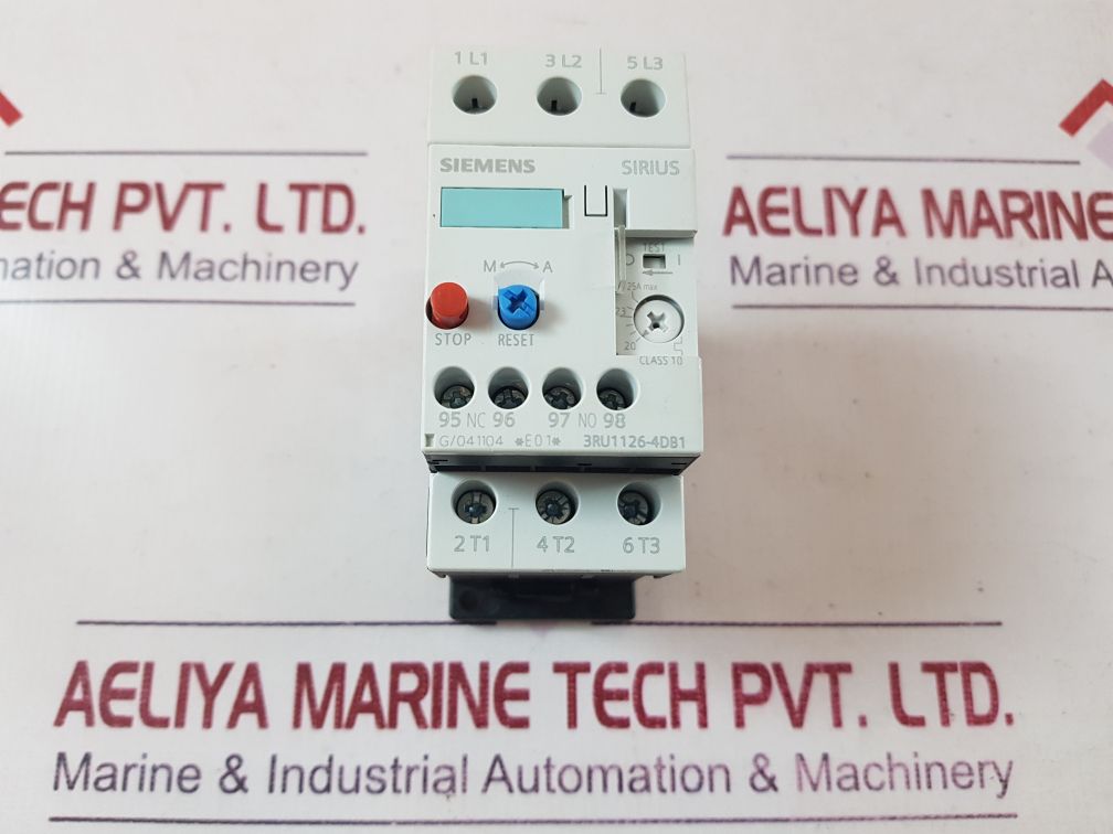 Siemens 3Ru1126-4Db1 Overload Relay
