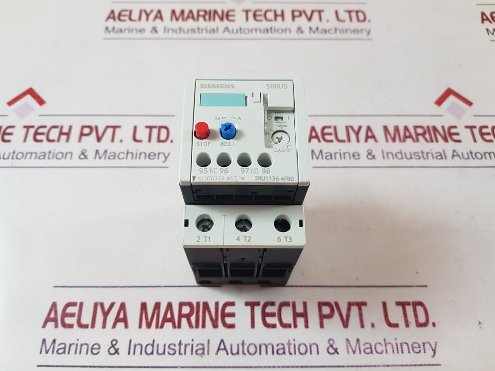Siemens 3Ru1136-4Fb0 Thermal Overload Relay 