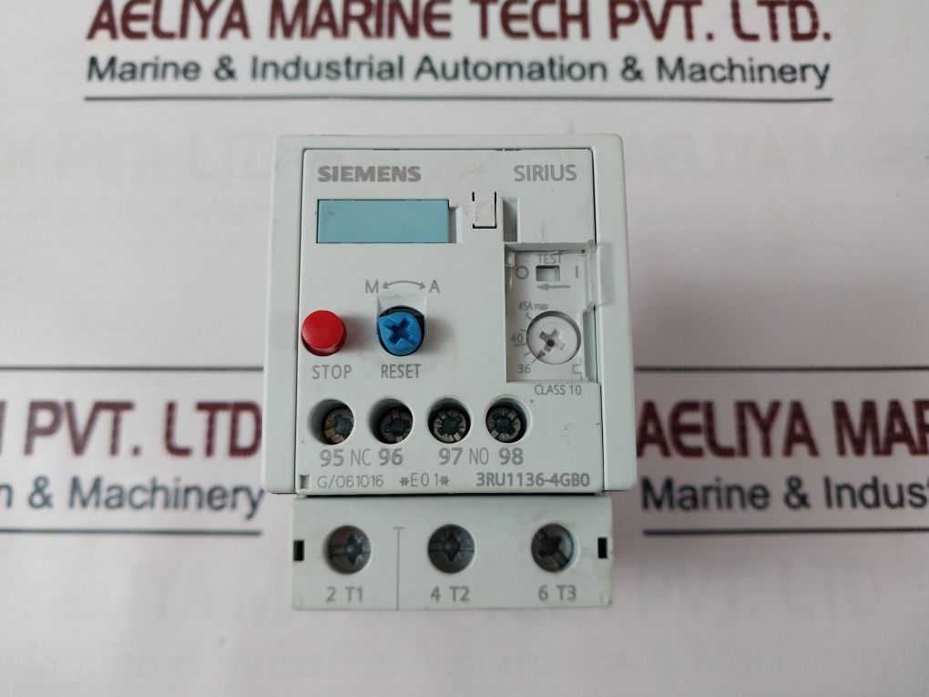 Siemens 3Ru1136-4Gb0 600 Vac