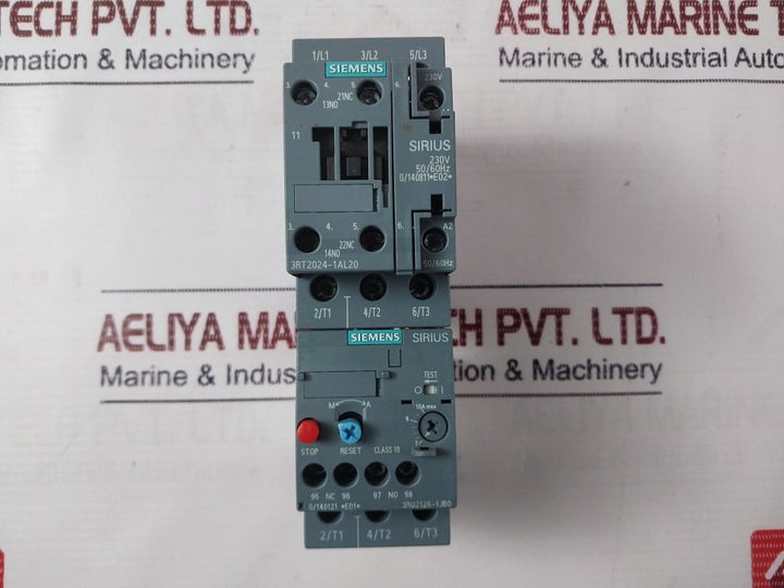 Siemens 3Ru2126-1Jb0 Thermal Overload Relay With Contactor 230V 50/60Hz
