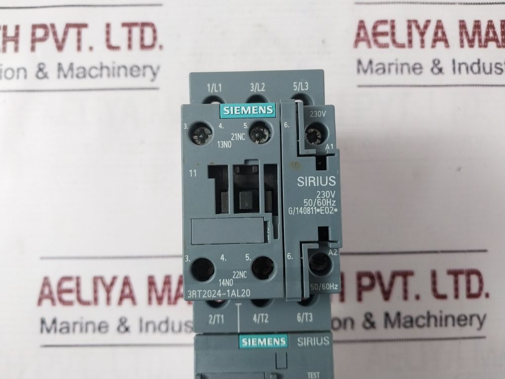 Siemens 3Ru2126-1Jb0 Thermal Overload Relay With Contactor 230V 50/60Hz