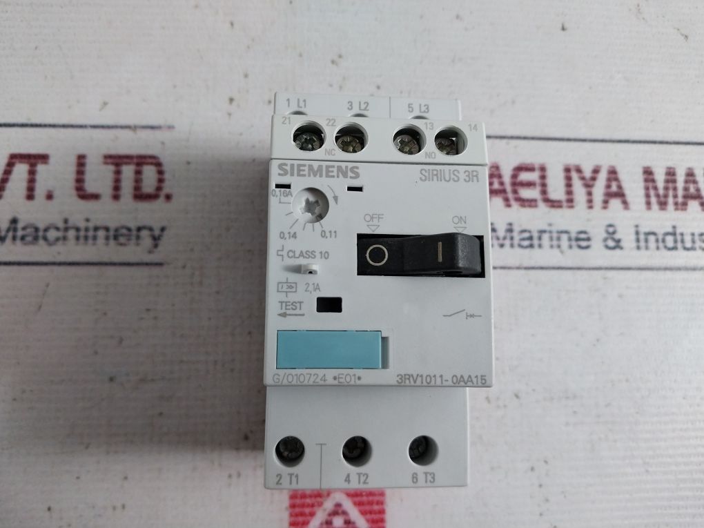 Siemens 3Rv1011-0Aa15 Motor Protection Circuit-breaker