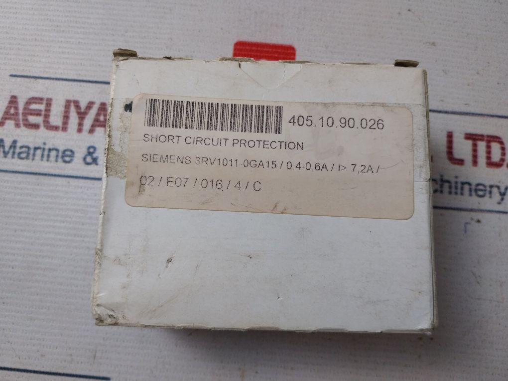 Siemens 3Rv1011-0Ga15 Circuit Breaker