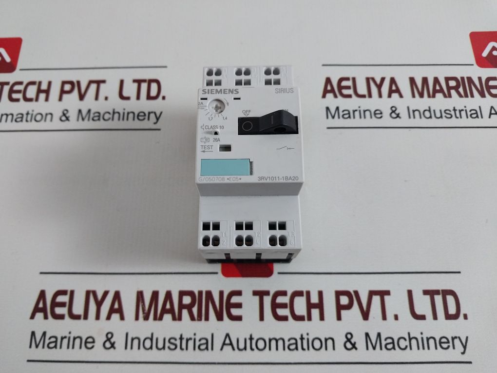 Siemens 3Rv1011-1Ba20 Circuit Breaker/Switch 3Zx1012-0Rv01-1Aa1