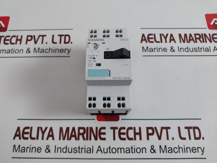 Siemens 3Rv1011-1Ba20 Circuit Breaker/Switch 3Zx1012-0Rv01-1Aa1