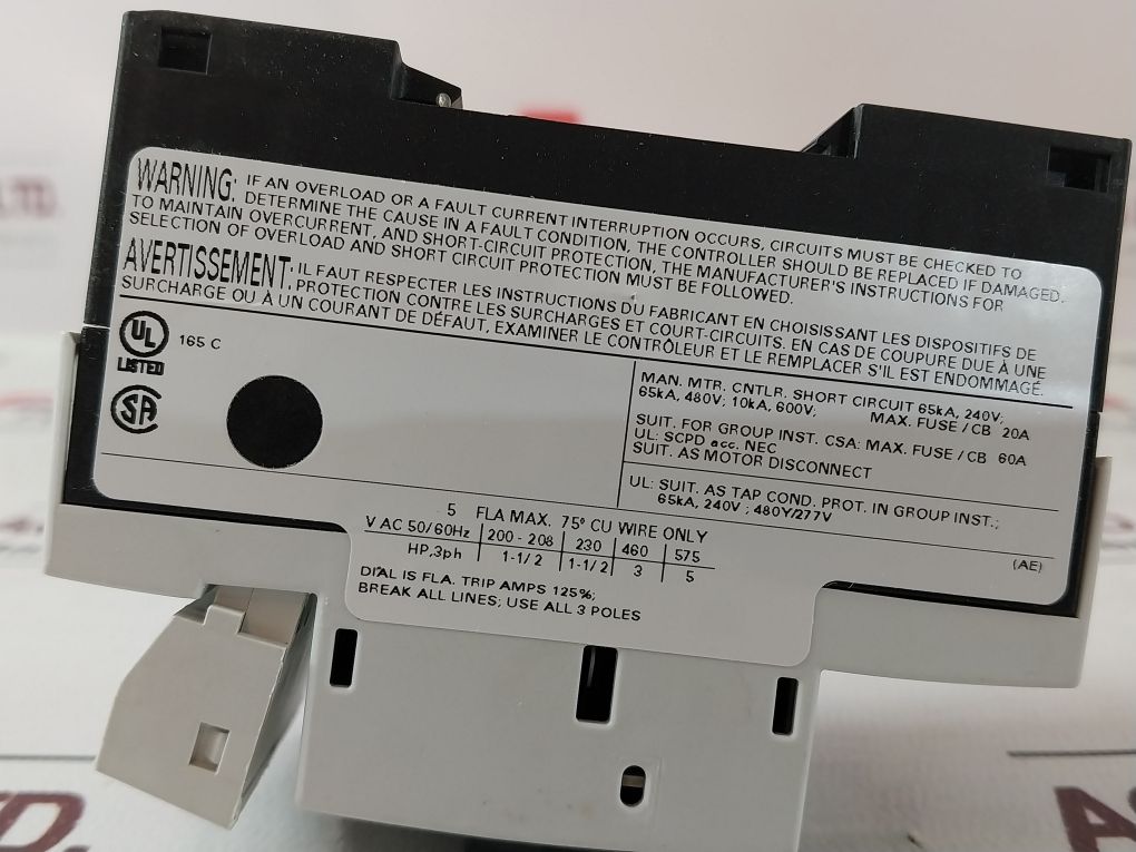 Siemens 3Rv1011-1Fa25