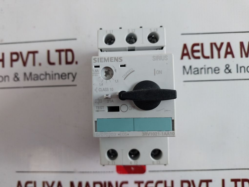 Siemens 3Rv1021-1Aa10 Motor Protection Circuit Breaker