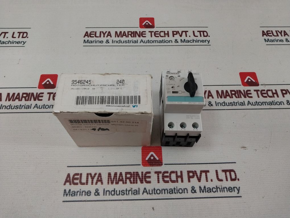 Siemens 3Rv1021-1Aa10 Motor Safety Switch