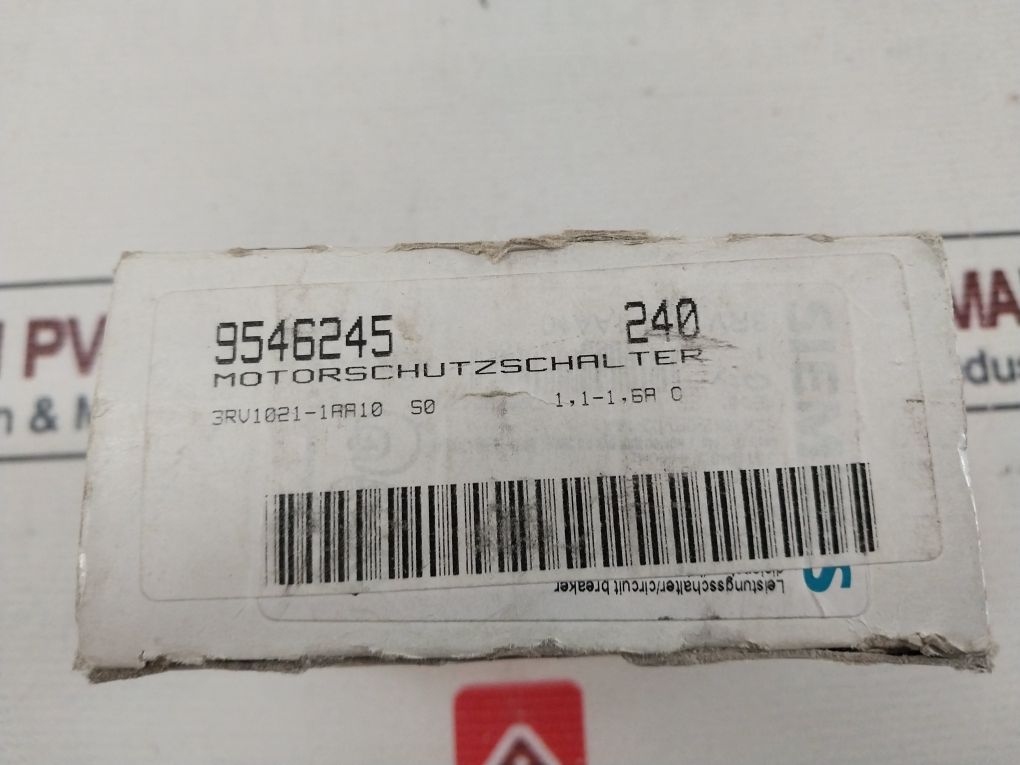 Siemens 3Rv1021-1Aa10 Motor Safety Switch