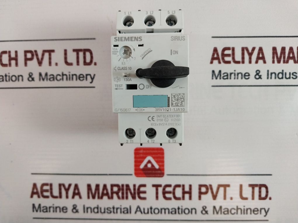 Siemens 3Rv1021-1Ja10 Circuit Breaker Gb14048.2/.4/ 50Hz