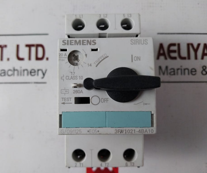 Siemens 3Rv1021-4Ba10 Motor Circuit Breaker