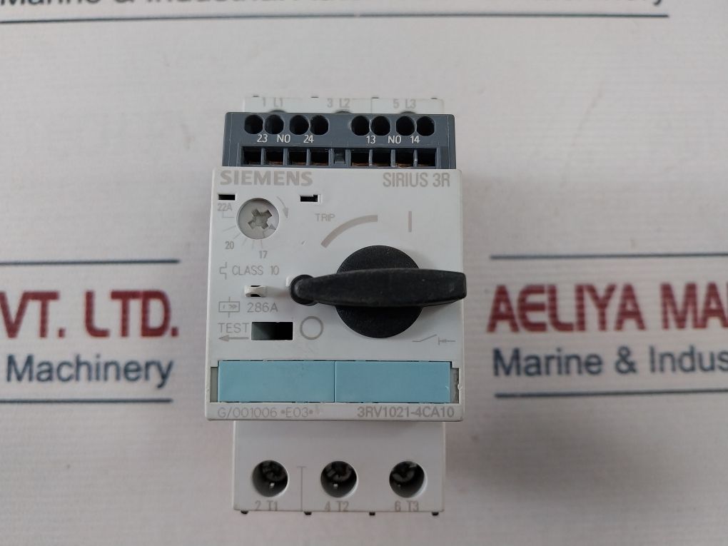 Siemens 3Rv1021-4Ca10 Circuit Breaker 