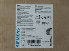 Siemens 3Rv1031-4Aa10 Circuit Breaker 50/60Hz