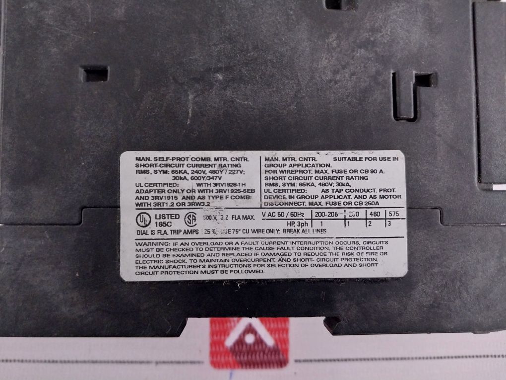 Siemens 3Rv1031-4Ea10 Circuit Breaker