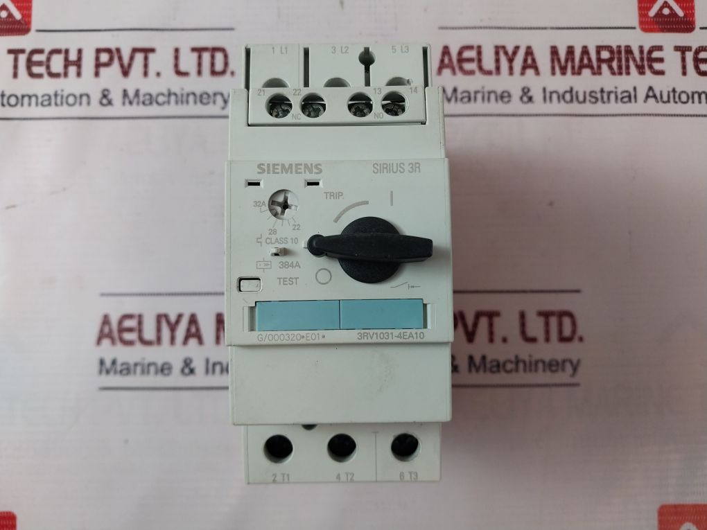 Siemens Sirius 3Rv1031-4Ea10 Motor Protection Circuit Breaker 50/60Hz