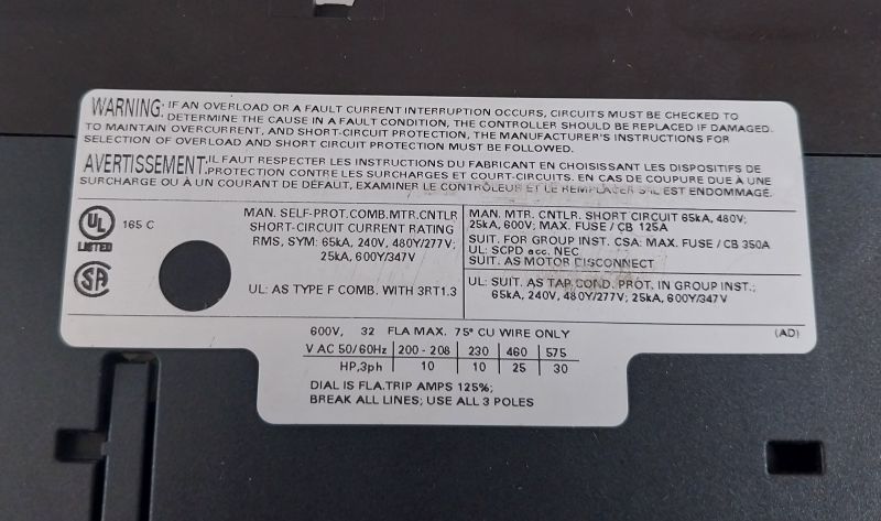 Siemens 3Rv1031-4Ea10 Circuit Breaker