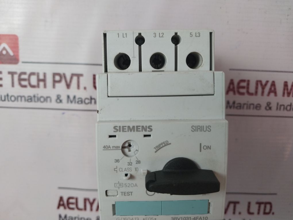 Siemens 3Rv1031-4Fa10 Circuit Breaker 50/60Hz