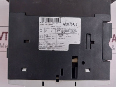 Siemens 3Rv1031-4Ha10 Sirius Circuit Breaker 650Amp