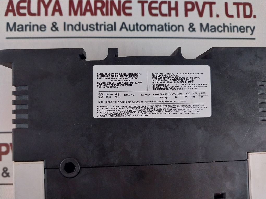 Siemens 3Rv1041-4Ja10 600V