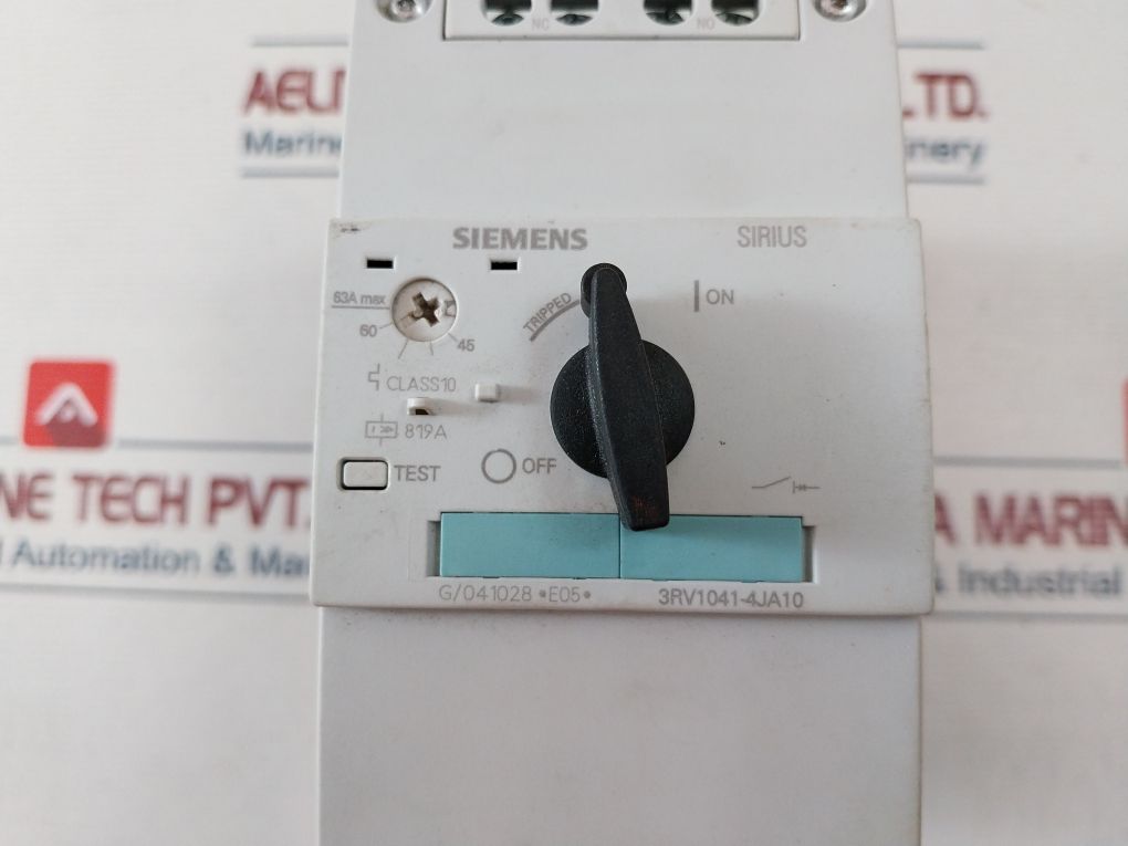 Siemens 3Rv1041-4Ja10 Motor Protector Circuit Breaker