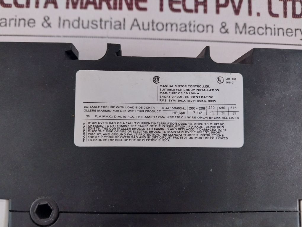 Siemens 3Rv1042-4Da10 Plastic Case Circuit Breaker 18-25A