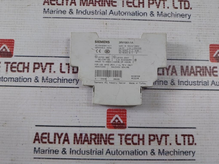 Siemens 3Rv1901-1A Contactor