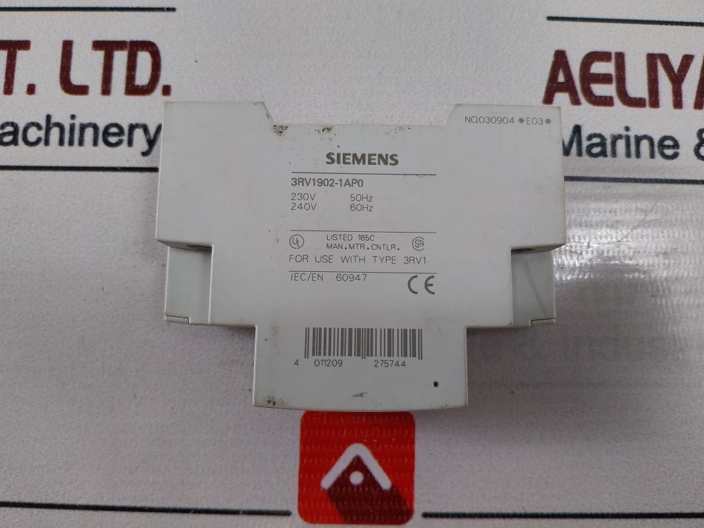 Siemens 3Rv1902-1Ap0 Under-voltage Release Trip Unit