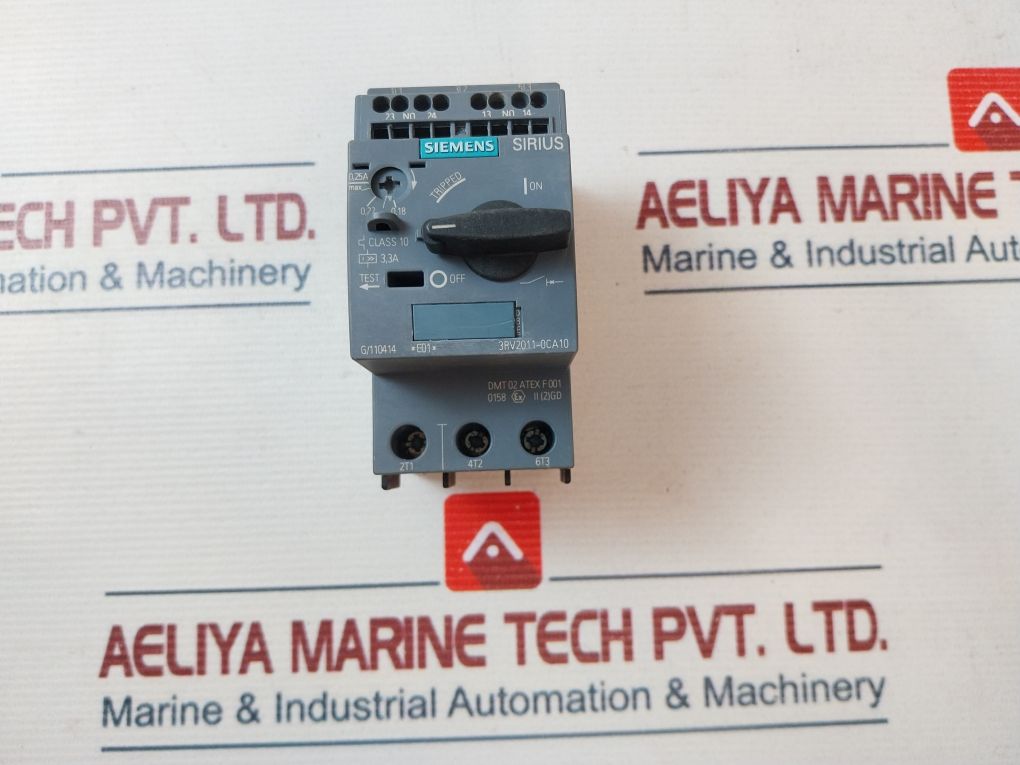 Siemens 3Rv2011-0Ca10 Motor Protection Circuit Breaker