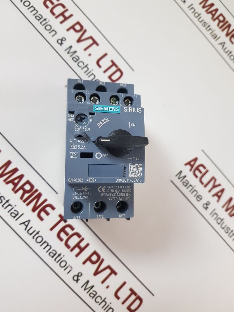 Siemens 3rv2011-0ea15 circuit breaker