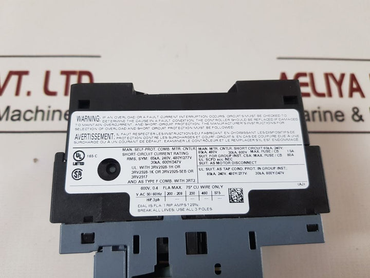 Siemens 3rv2011-0ea15 circuit breaker