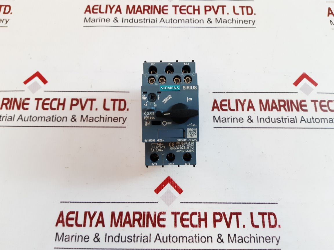 Siemens 3rv2011-1fa15 motor circuit breaker