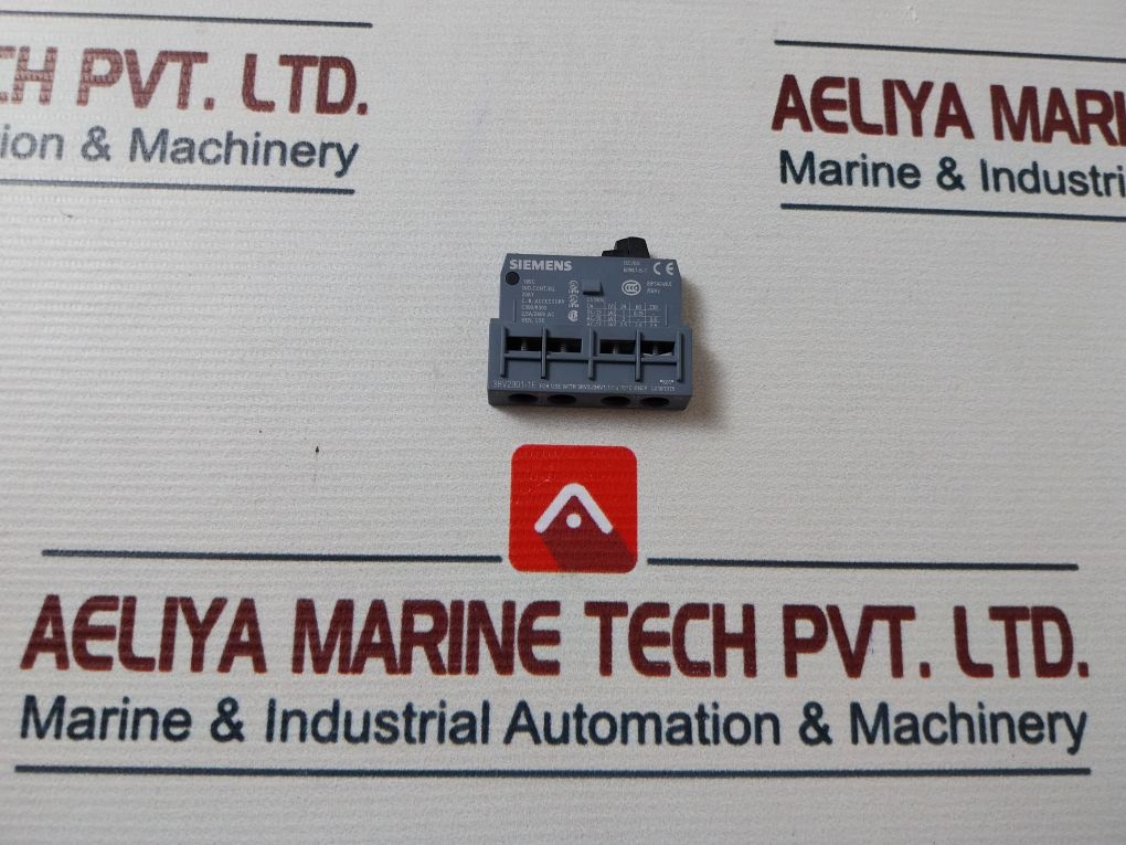 Siemens 3Rv2901-1E Auxiliary Switch 300V