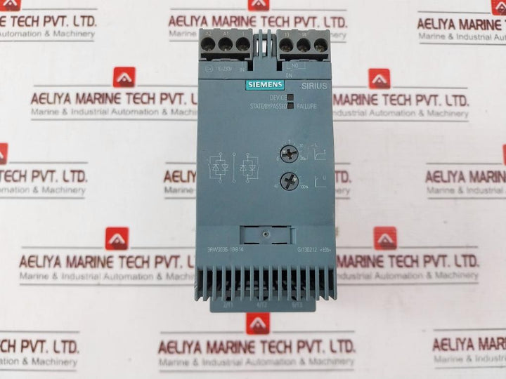 Siemens 3Rw3036-1Bb14 Soft Starter 200-480V 50/60Hz