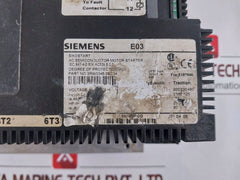 Siemens 3Rw3346-0Ec34 Ac Semiconductor Motor Starter 