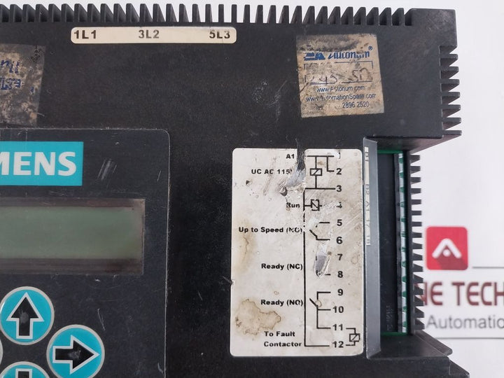 Siemens 3Rw3346-0Ec34 Ac Semiconductor Motor Starter 