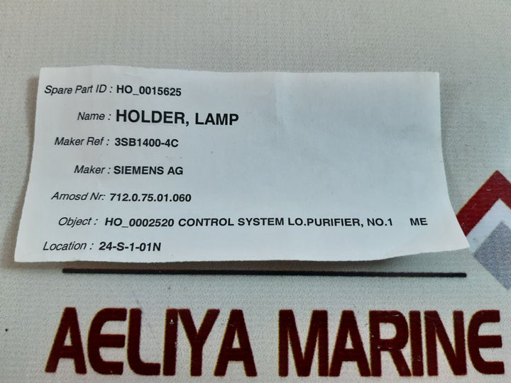 Siemens 3Sb1400-4C Transformer Lamp