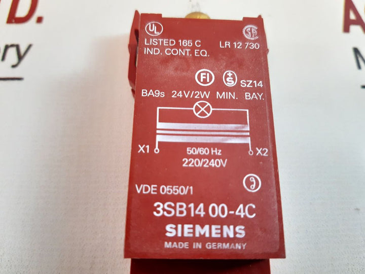 Siemens 3Sb1400-4C Transformer Lamp