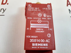 Siemens 3Sb1400-4C Transformer Lamp