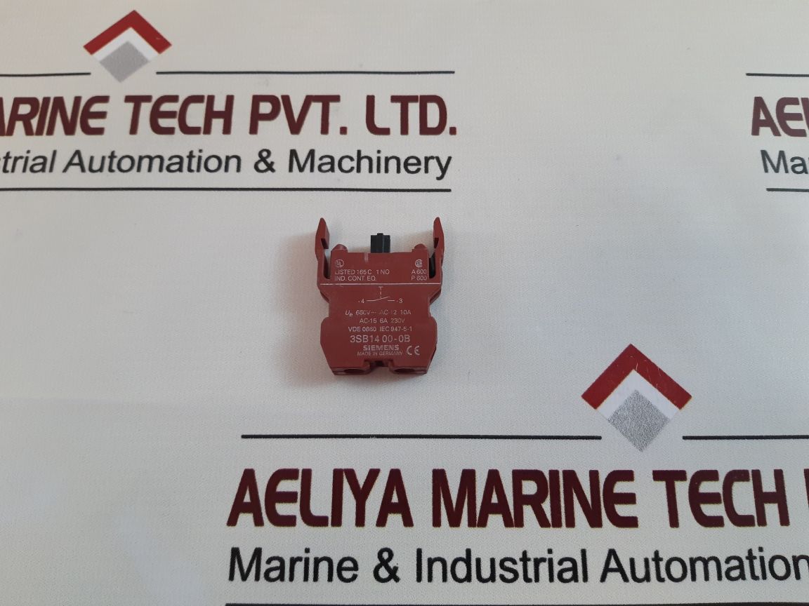 Siemens 3Sb14 00-0B Contact Block
