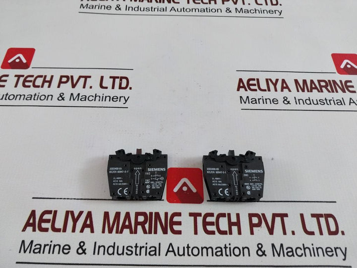 Siemens 3Sb3400-0A 2-position Selector Switch Kit