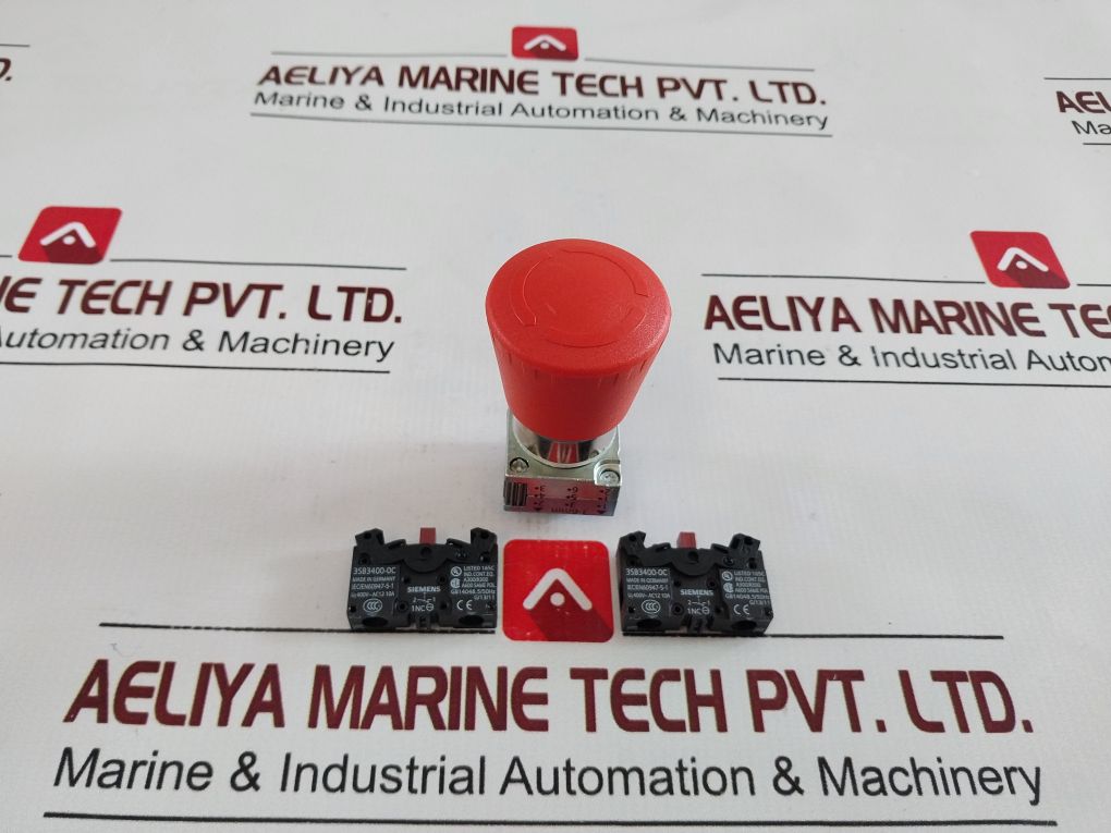 Siemens 3Sb3400-0C Contact Block With Push Button