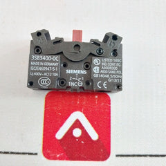 Siemens 3Sb3400-0C Contact Block With Push Button