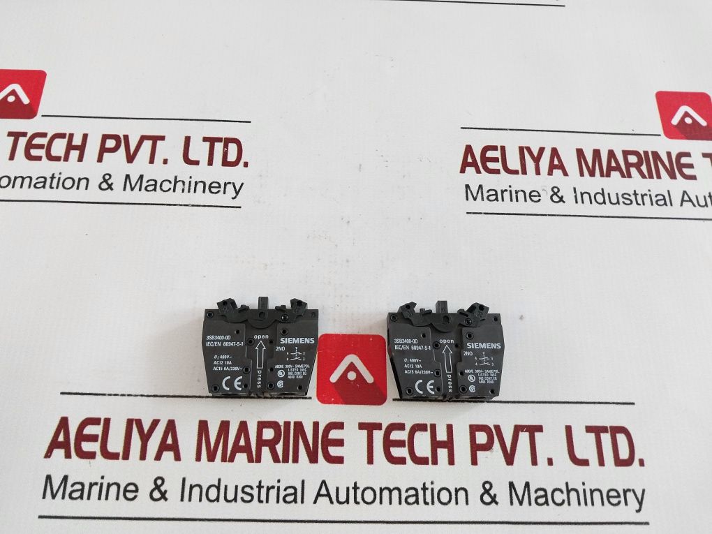 Siemens 3Sb3400-0D Green Start/Push Button Kit