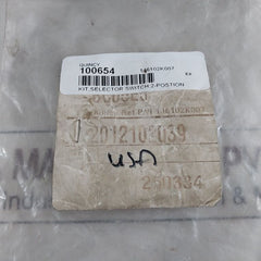 Siemens 3Sb3400-0D Selector Switch With Contact Block Set