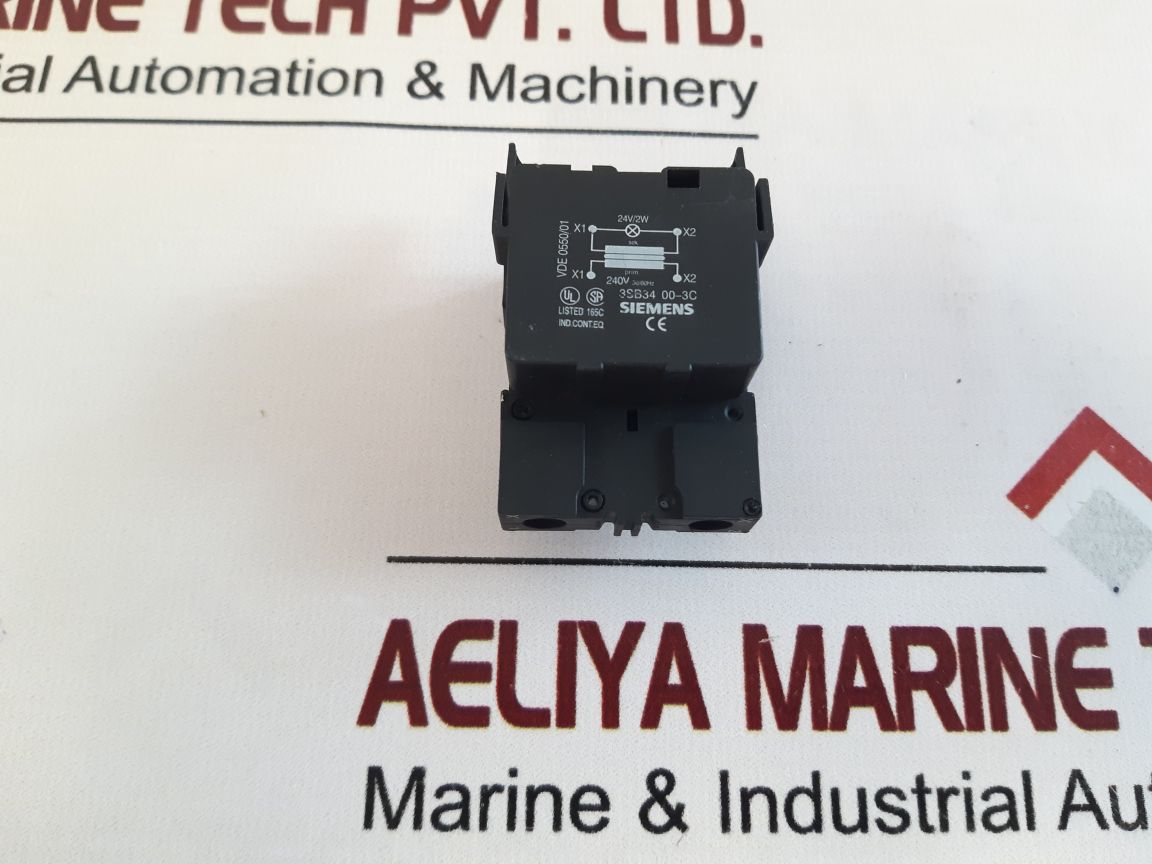 Siemens 3Sb3400-3C Actuator/Indicator Lamp Transformer