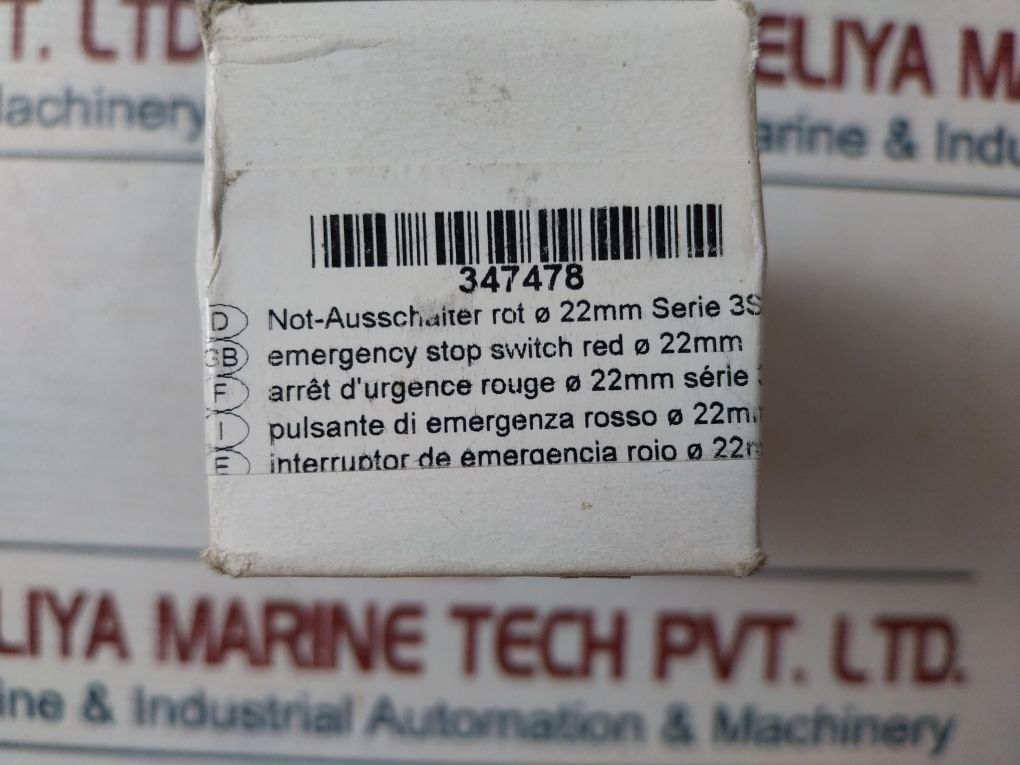 Siemens 3Sb3 000-1Ha20 Emergency Stop Switch